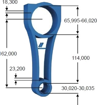 IPSA CO003500 Stempelstang