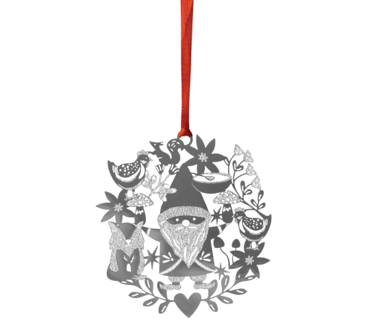 Pluto Design Fox & Santa juleanheng Sølv Pluto Design Fox & Santa juleanheng Sølv