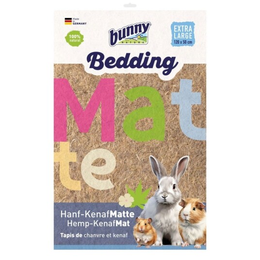Bunny Nature Hamp Matte Til Smådyr 120 X 50 cm Bunny Nature Hamp Matte Til Smådyr 120 X 50 cm