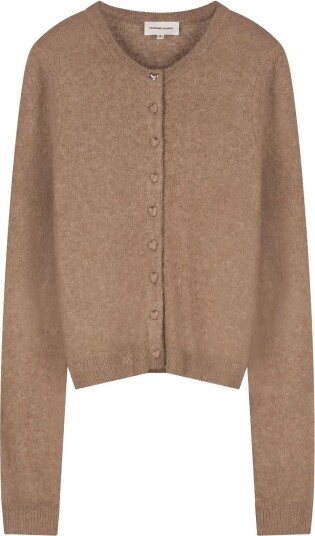 Fabienne Chapot Lidia Button Cardigan   CAMEL CLUB MELANGE   M