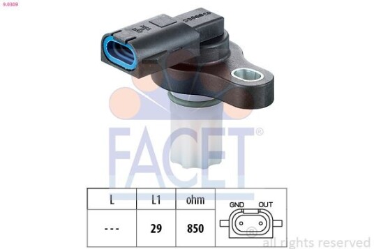 Turtallsensor, automatgir FACET 9.0309 Turtallsensor, automatgir FACET 9.0309