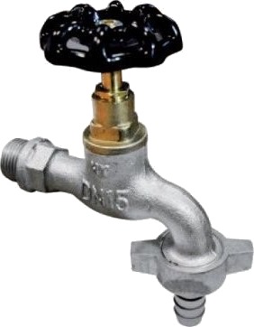 Hydroland Vannventil Med Slangetilkobling Støpejern 3/4" Z.Cz.Zel.Zl20