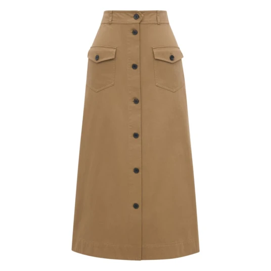Saint Laurent Dame Skjørt Beige S,