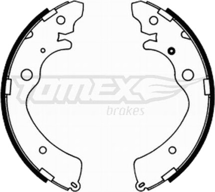 Bremsesko sett TOMEX Brakes TX 21 74
