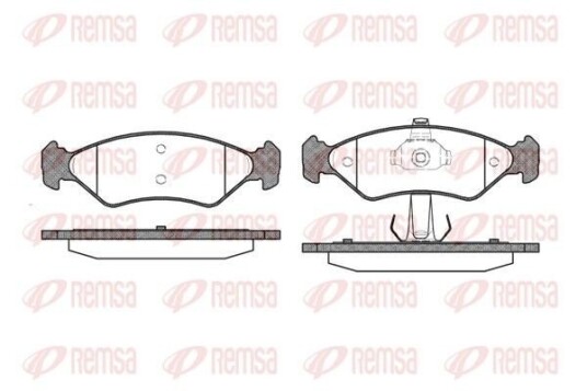Bremseklosser REMSA 0285.30