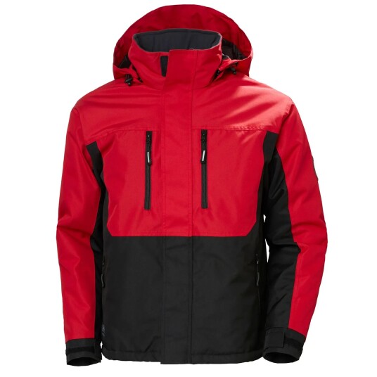 HH Workwear Workwear Helly Hansen Berg Fôret Vinterjakke Rød XL HH Workwear Workwear Helly Hansen Berg Fôret Vinterjakke Rød XL