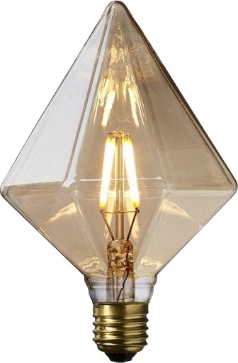 Nielsen Diamant LED 3W/822 (25W) E27, dimbar, ravfarget Nielsen Diamant LED 3W/822 (25W) E27, dimbar, ravfarget