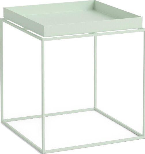 Tray Sofabord Medium Myk Mint/Stål