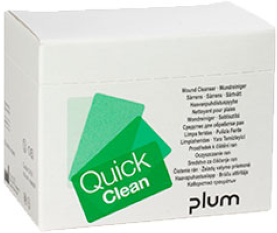 Plum Quickclean - Sårrenseservietter (20 Stk I Eske)