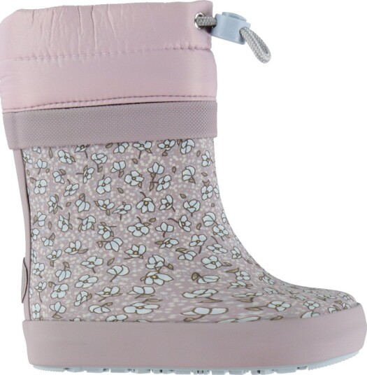 Wheat Termostøvler   Arden   Barfot   Lilac Blue Blomster   Wheat   30   Gummistøvler Lilla Rosa