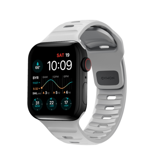 Nomad Apple Watch  38/40/SE/41mm  Sport Band Rem - Lunar Gray