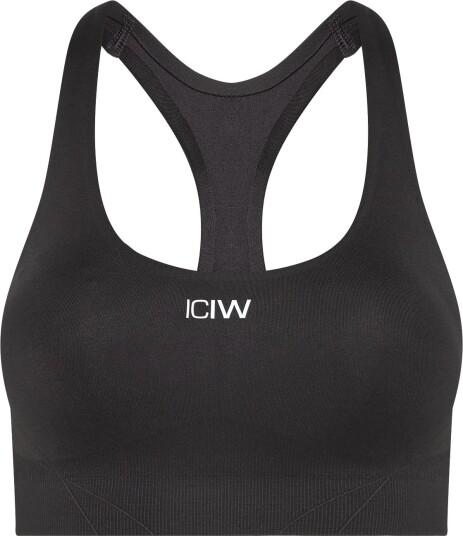 ICANIWILL Shape Mid Support Sports Bra W BLACK XL