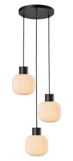 Ms Belysning Pento Rondell Takpendel 3-lys Opal