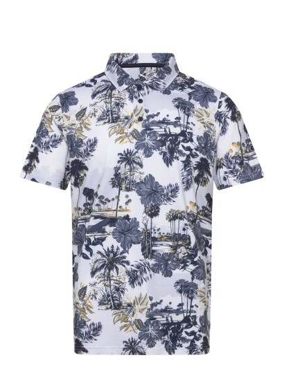 PUMA Golf Cloudspun Palm Polo Bn Multi/patterned S