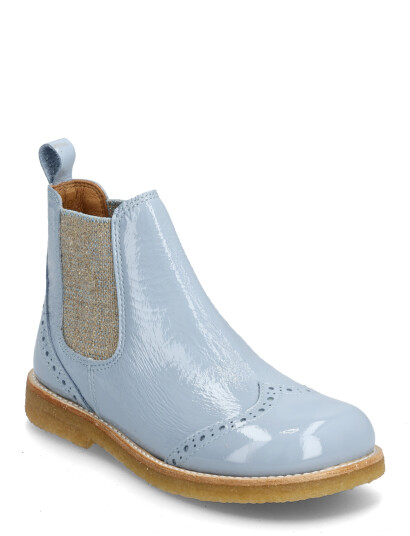 ANGULUS Booties Flat With Elastic Blue 32