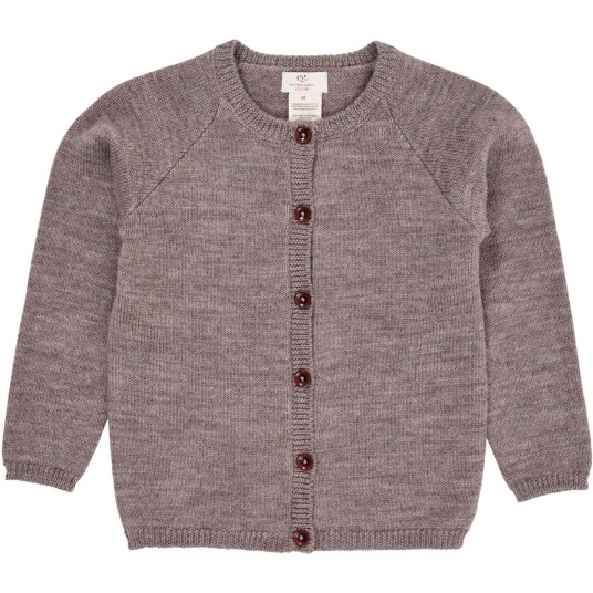 Copenhagen Colors Natural Melange Merino Strikket Cardigan 122 Copenhagen Colors Natural Melange Merino Strikket Cardigan 122