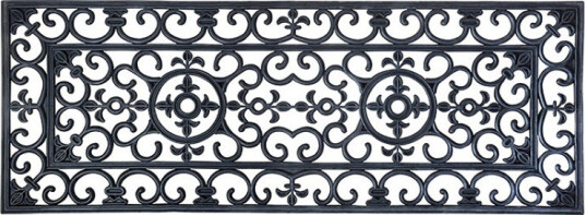 GardenLife  Dørmatte Gummi Sort 45x119,5cm