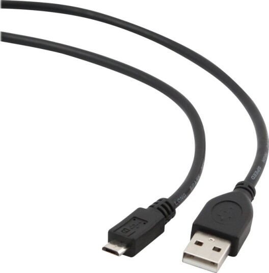 Gembird Ccp Musb2 Ambm 0.3M   Usb Kabel   Micro Usb Type B Hann Til Usb Hann   30 Cm   Svart