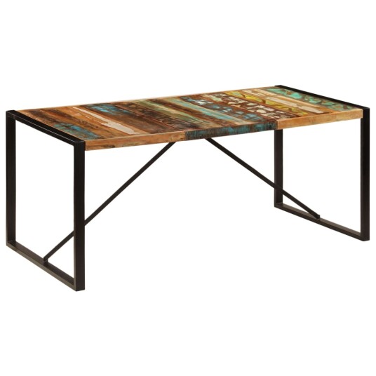 Spisebord 180x90x75 cm gjenvunnet heltre 8719883551036