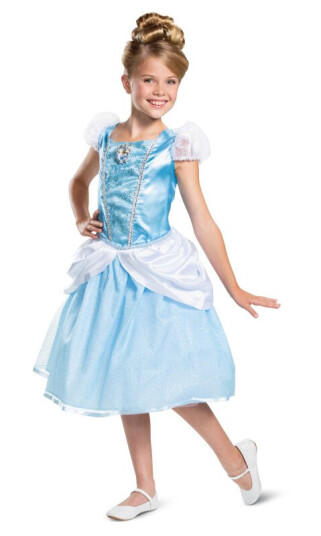 Disney Prinsesse kostyme - Askepott 3-4 år (94-109 cm)