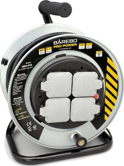 Kabeltrommel Bårebo 20m 3g 1,5