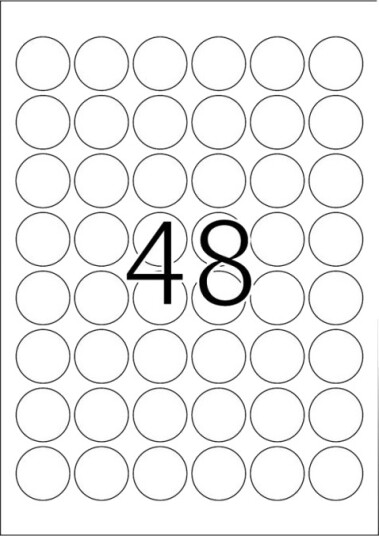 Herma Special Matt Selvklebende Gul 30 X 30 Mm 1200 EtikettEr 25 Ark X 48 Filmetiketter