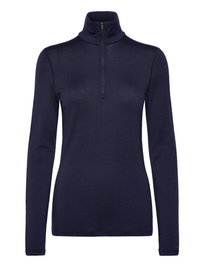 Icebreaker W 260 Tech Ls Half Zip - Navy - S