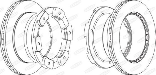 Bremseskive BERAL BCR332A