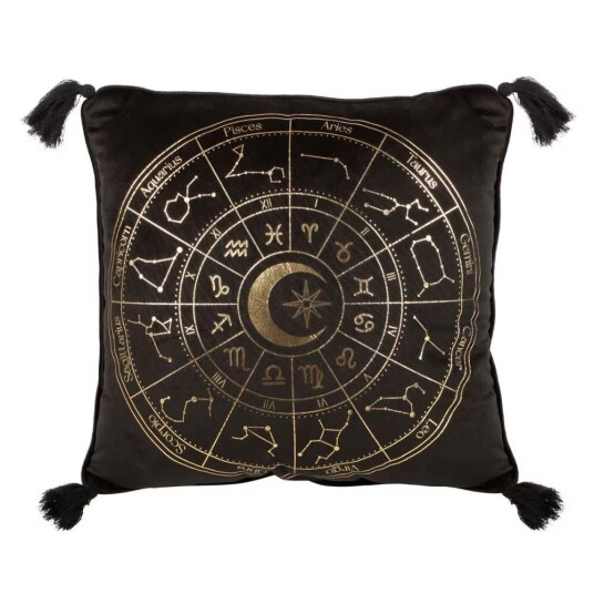 Something Different Astrology Wheel Square Cushion