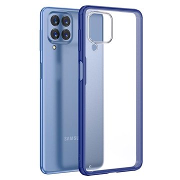 Anti-Shock Samsung Galaxy M53 Hybrid-deksel Blå / Klar
