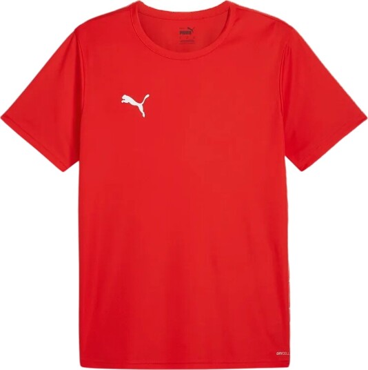 Puma T skjorte TeamRISE Kamprunde Rød m. Hvit Puma 10 år 140 T skjorte