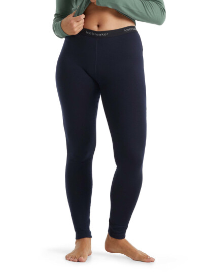 Icebreaker W 260 Tech Leggings - Blue - XL