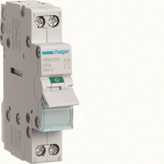 Hager Modular switch 2-pole 25a (3250615510099)