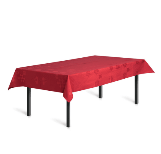 Juna Natale damaskduk 150x370 cm rød Juna Natale damaskduk 150x370 cm rød