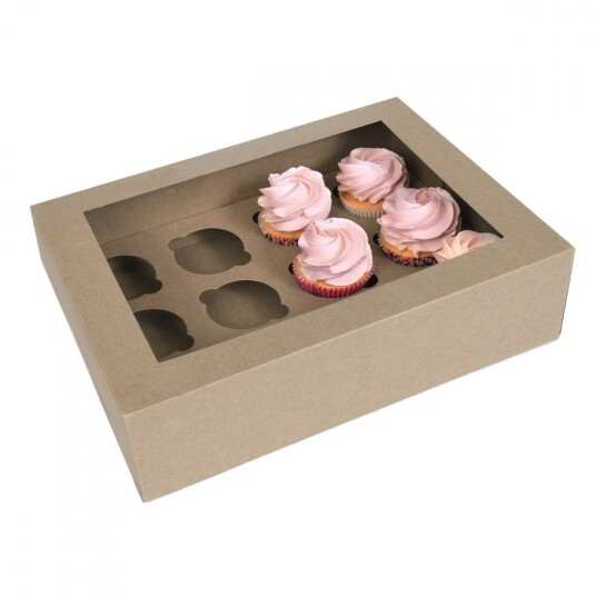 House Of Marie Cupcake Boks 12 Kraft Pk/2 | Slikkepott.No House Of Marie Cupcake Boks 12 Kraft Pk/2 | Slikkepott.No