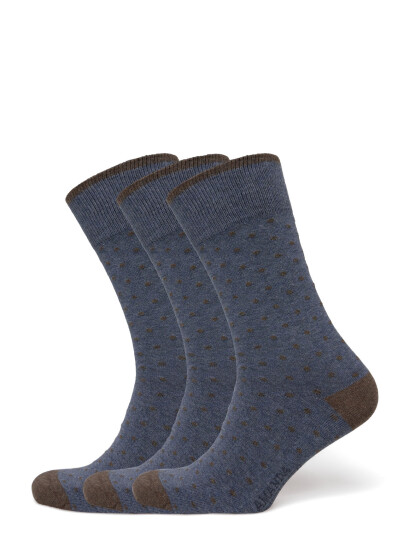 Amanda Christensen True Dot Sock - Blue - 43-46