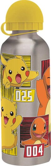 Pokémon Pikachu Og Charmander Drikkeflaske 500 ml Aluminium