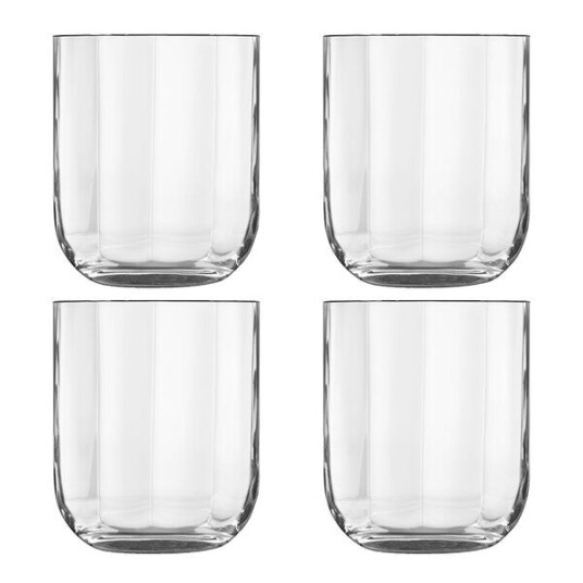 Luigi Bormioli - Jazz vannglass/whiskyglass 35 cl 4 stk