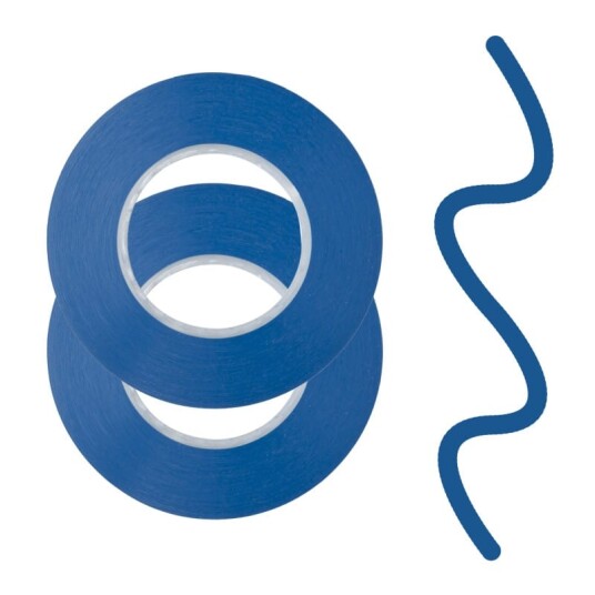 Model Craft Maskeringstape Buet 3mm x 18m 2stk.