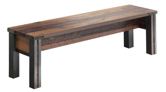 PrimePier benk old wood dekor, eiketre dekor.