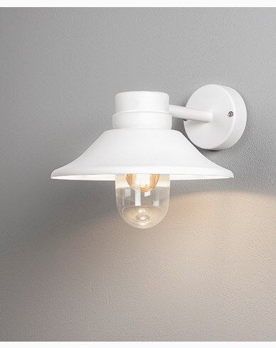 Konstsmide Vega vegglampe E27 hvit 1733931-03-0 1733931-01-0