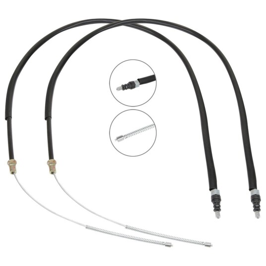 Tautrekk, håndbremse RIDEX 124C1195 Tautrekk, håndbremse RIDEX 124C1195