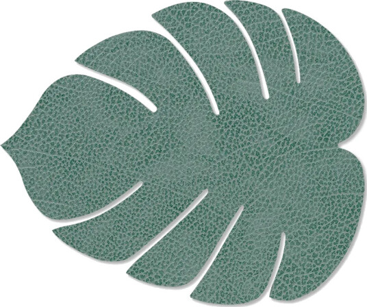 LIND DNA Monstera Leaf Nupo spisebrikke S Pastellgrønn