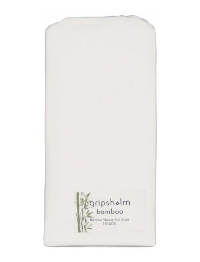 Gripsholm Flat Sheet Bamboo 180X270Cm White 180X270 Cm White 180X270CM