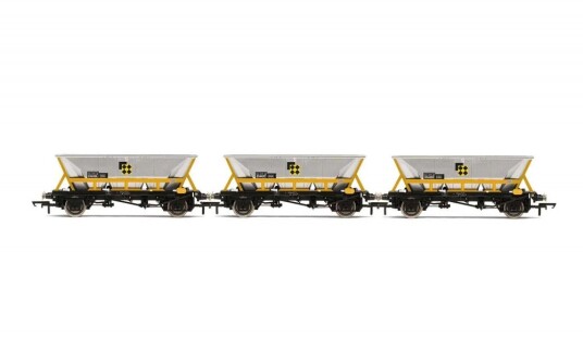 Hornby HAA Hopper Wagon, BR Coal Sector - Three Pack (3stk.) - Era 8