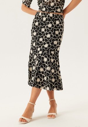 Object Collectors Item Objcalla Hw Midi Skirt Black Detail:sandshell 34 Object Collectors Item Objcalla Hw Midi Skirt Black Detail:sandshell 34
