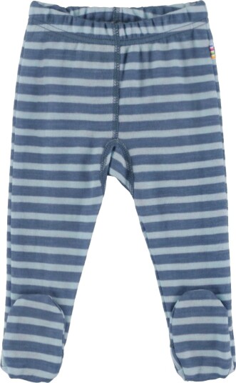 Joha Leggings m. Fot   Ull   Mørkeblå   Joha   40   Leggings Lyseblå Marineblå