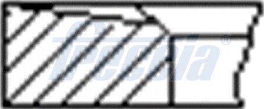 Stempelringsett FRECCIA FR10-880700 Stempelringsett FRECCIA FR10-880700