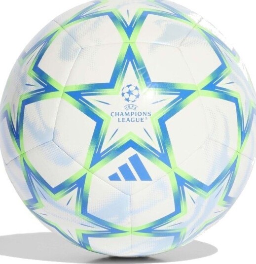 adidas Fotball Club Champions League 2026/27 Hvit/Blå/Grønn Str. 5