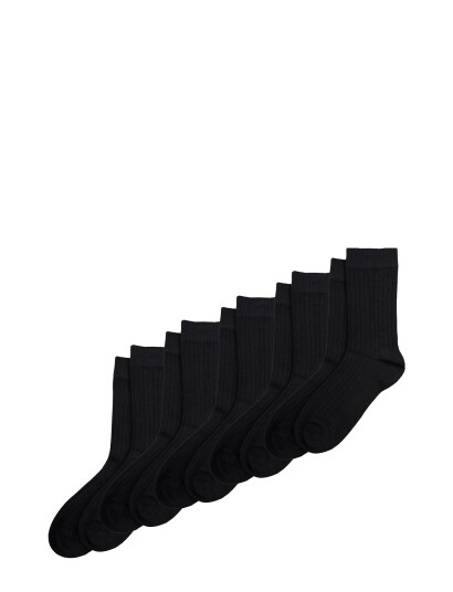 minipop Minipop® Noos Bamboo Socks 5 Pack Black 31/34Y minipop Minipop® Noos Bamboo Socks 5 Pack Black 31/34Y